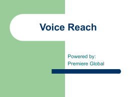 Voice Reach - Global Net Corp.