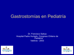 Gastrostomías en Pediatría - Bienvenidos a Mi cirujano Infantil. cl