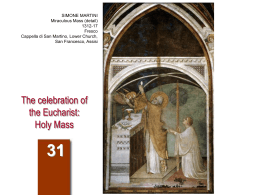 Celebración litúrgica de la Eucaristía: la Santa Misa