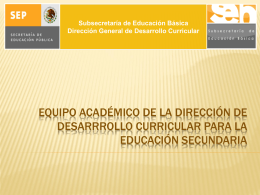 Programas de Español para la Educación Primaria 2008