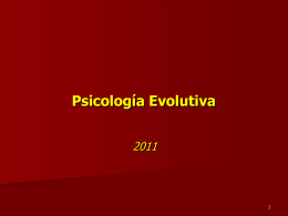 Psicología Evolutiva