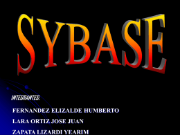 sybase - Grid Morelos