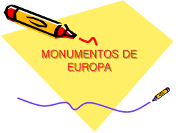 MONUMENTOS DE EUROPA