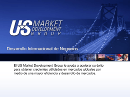 usmdg - US Market Development Group