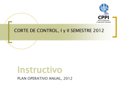Instructivo2013_Evaluacion del POA