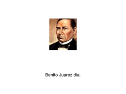 BenitoJuarezday