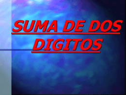 suma de 2 digitos