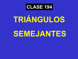 Clase 194: Triángulos Semejantes - CubaEduca