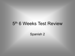 5th 6 Weeks Test Review