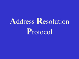 Protocolo de Resolución de Direcciones