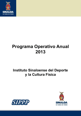 POA 2013 - Portal de Acceso a la Información
