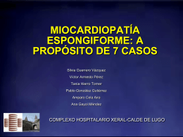 Miocardiopatía espongiforme