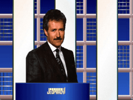 Jeopardy Food PP
