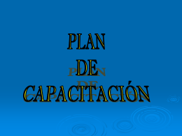 Plan de Capacitación