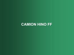 CAMION HINO FF Instalar 2 vortex # 5, uno a la salida del filtro de
