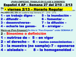 Español 4 AP