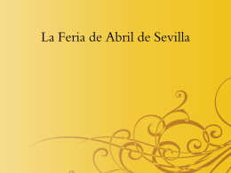 La Feria de Abril de Sevilla