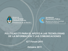 Diapositiva 1 - abest - Ministerio de Ciencia, Tecnología e