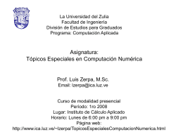 1 Topicos Especiales en Computacion