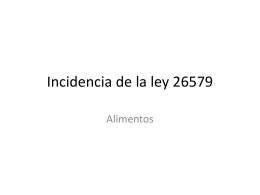 Incidencia-ley26579