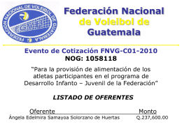 Federación Nacional de Voleibol de Guatemala