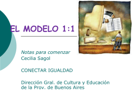 EL MODELO 1:1 - Presentación