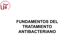 Fundamentos del tratamiento antimicrobiano