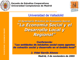 Presentación  - Universidad de Valladolid