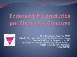 Endocervicitis producida por clamidia y gonorrea