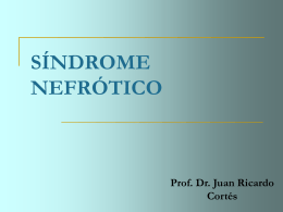 Sindrome Nefrótico. PAO