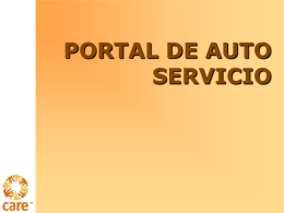 Portal de Auto Servicio