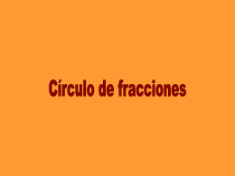 Círculos de fracciones - matematicas Ricardo Vazquez