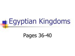 Egyptian Kingdoms - Wyoming-World