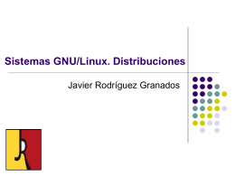 Sistemas GNU/Linux, distribuciones e instalacion de aplicaciones.