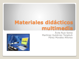 Materiales didácticos multimedia