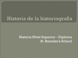 Historia de la historiografía