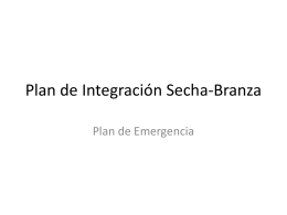 Plan de Integración Secha-Branza
