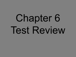 Chap.6 test review