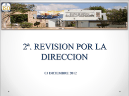 2ª Revisión de la Dirección - Universidad Autónoma de Yucatán