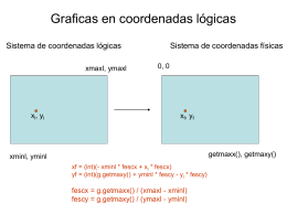 Graficas en coordenadas lógicas