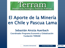 El aporte de la minería al pais – Terram