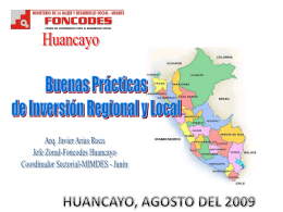 Buenas Prácticas de Inversión Regional y Local