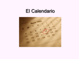 El Calendario