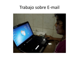 Trabajo sobre E-mail - mi centro educativo