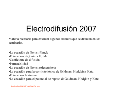 Electrodifusión