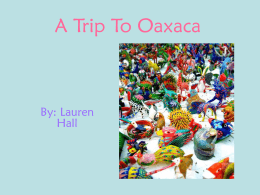 A Trip To Oaxaca