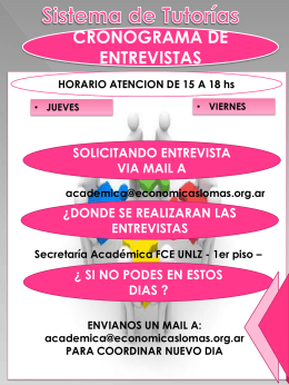 Sistema de Tutorías