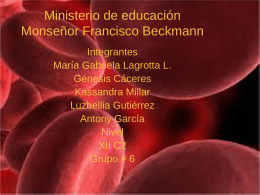 Ministerio de educación Monseñor Francisco Beckmann