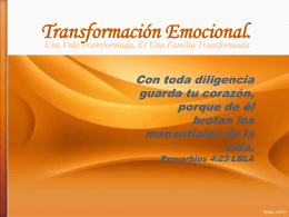 Transformación Emocional.