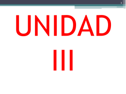UNIDAD III. - Carmen